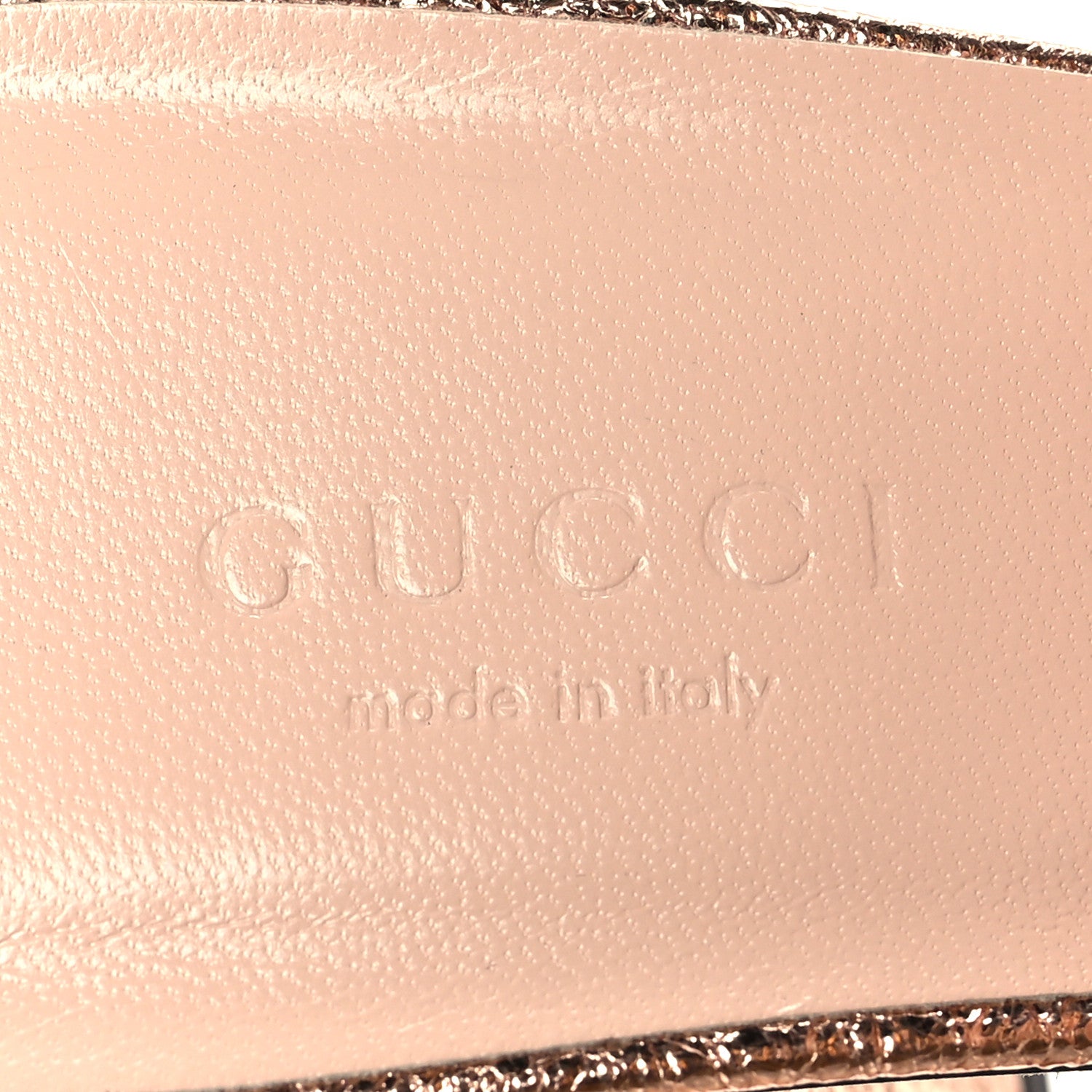 Gucci Galassia GG Marmont Fringe 75mm Slide Sandals 38 Salmone 7 of 7