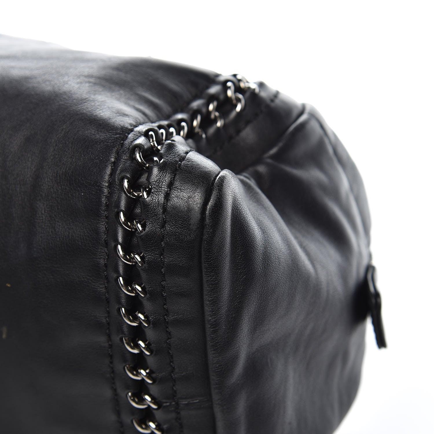 Chanel Smooth Calfskin Medium Luxe Ligne Bowler Black 9 of 14