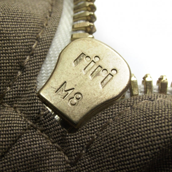 Fendi Canvas Zucca Zucchino Spalmati B Mix Tote White Mogano Panna 12 of 12