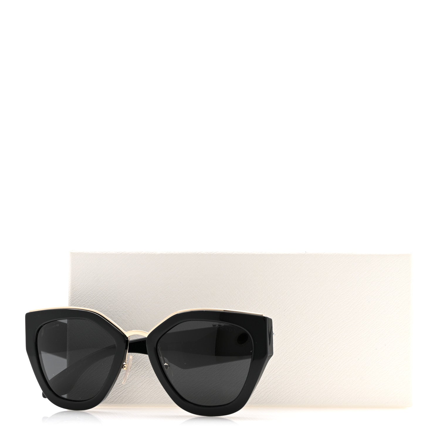 Prada Acetate Bead Sunglasses SPR 10T Black 8 of 8