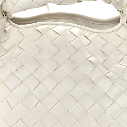 Bottega Veneta Calfskin Intrecciato Mini Hop White 8 of 11