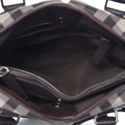 Burberry Smoked Check Small Northfield Tote Plum 7 of 20