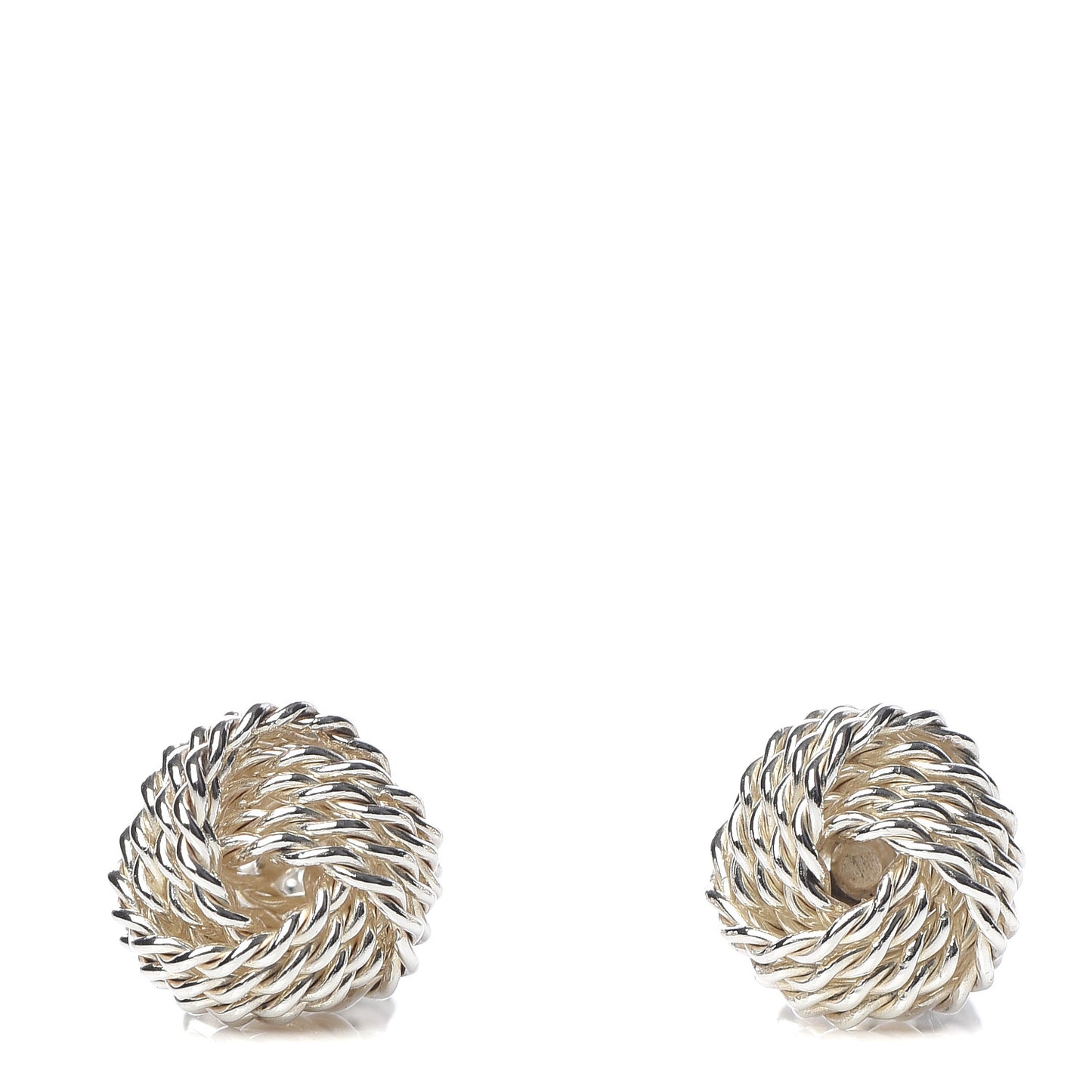 Sterling Silver Twist Knot Earrings