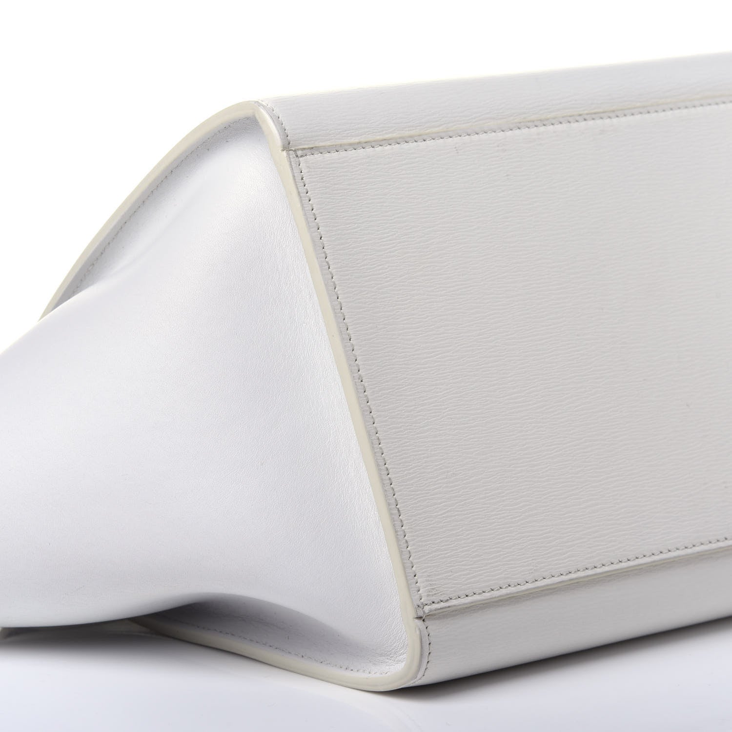 Celine Liege Calfskin Small Trapeze White 9 of 11