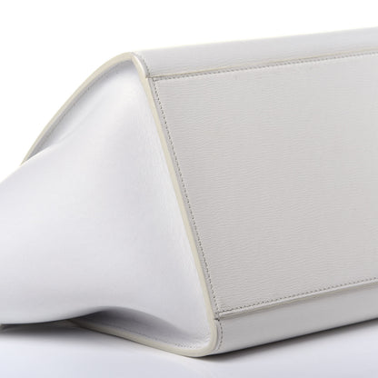 Celine Liege Calfskin Small Trapeze White 9 of 11