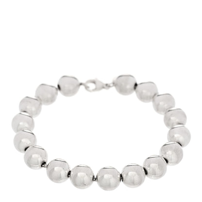 Tiffany Sterling Silver 10mm Hardwear Ball Bracelet 1 of 3