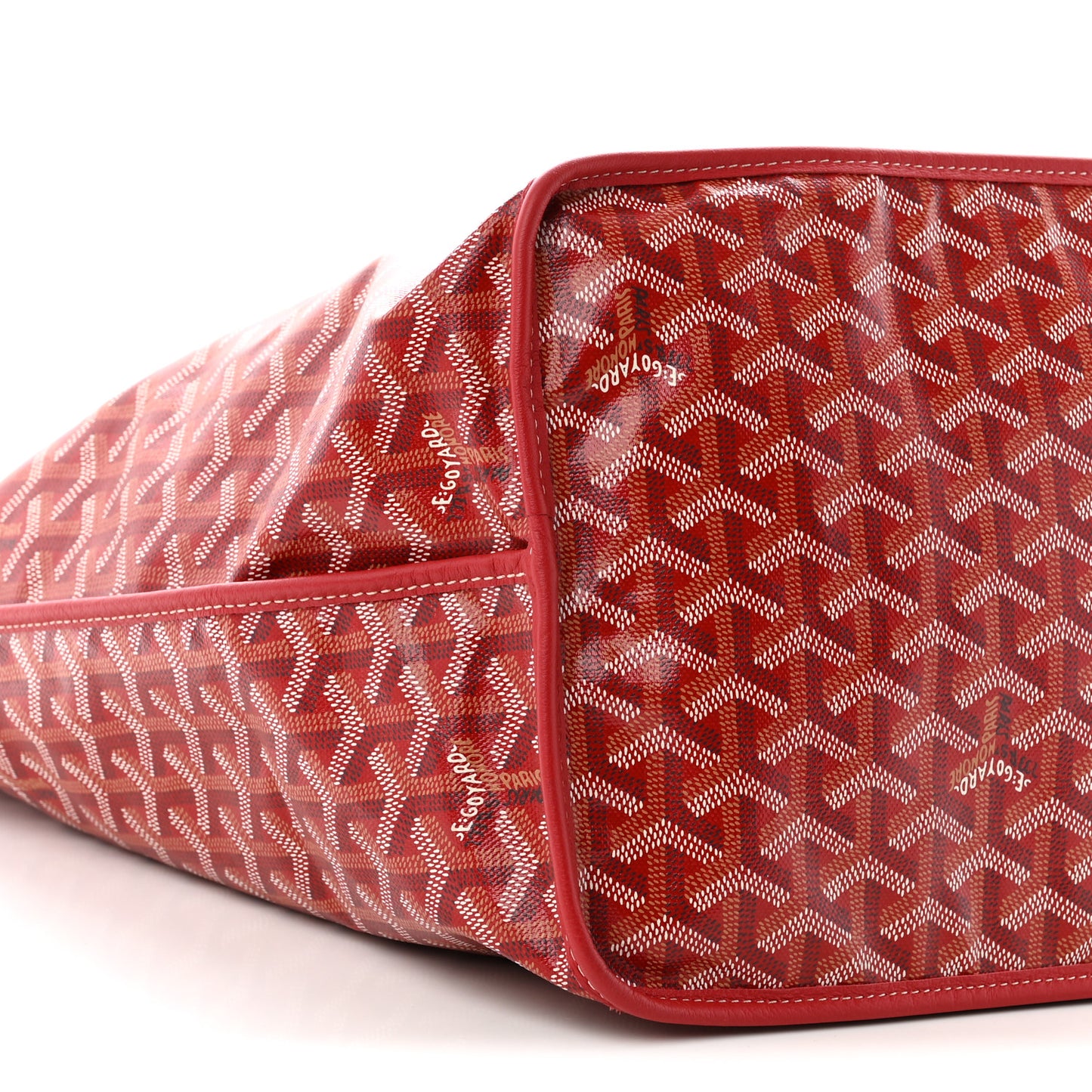 Goyardine Reversible Anjou GM Red