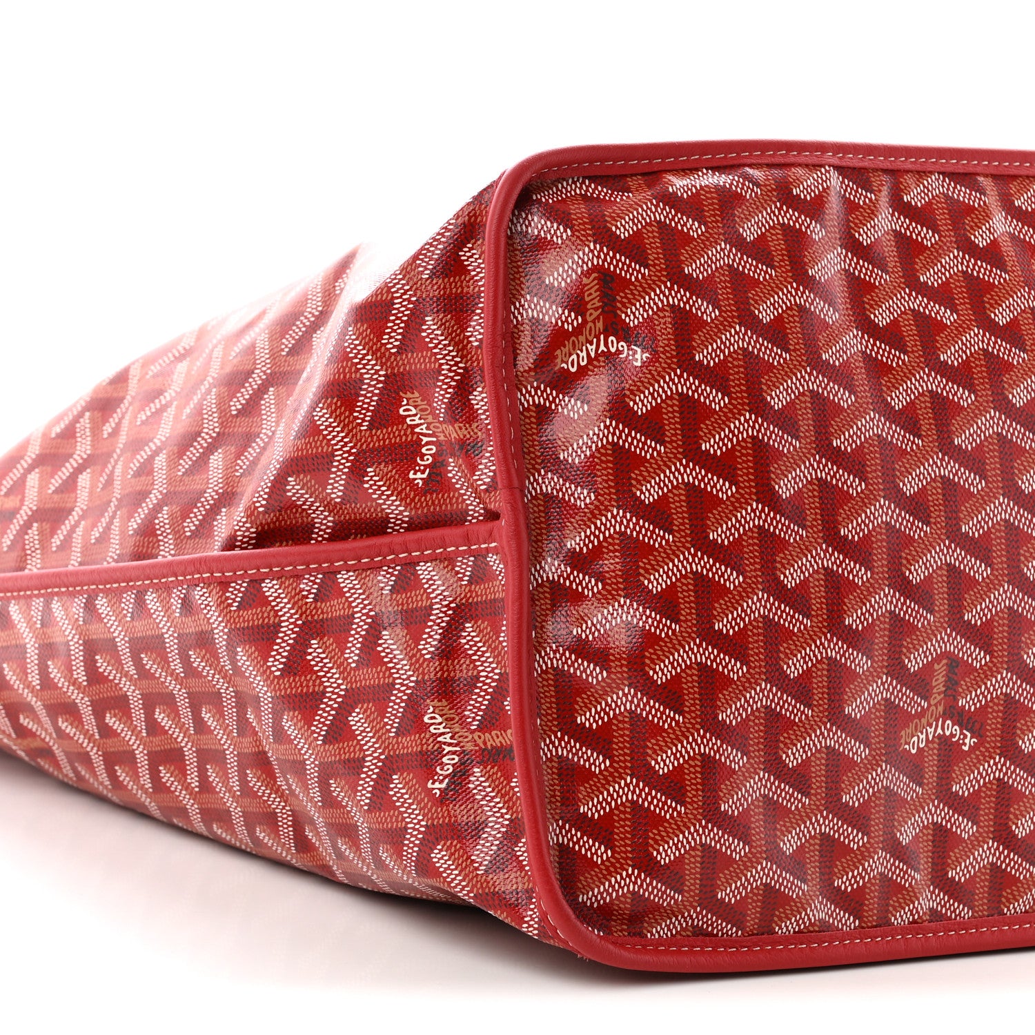 Goyard Goyardine Reversible Anjou GM Red 16 of 18