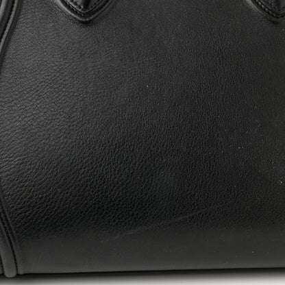 Celine Grained Calfskin Medium Phantom Luggage Black 13 of 14