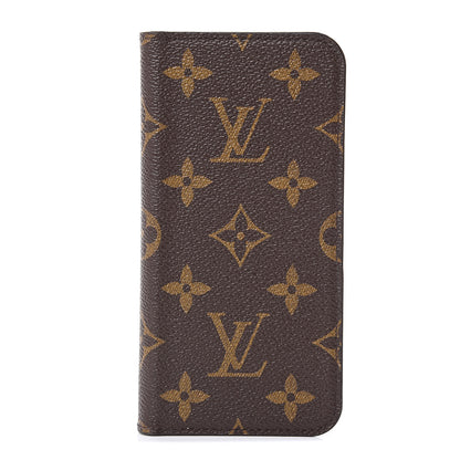 Louis Vuitton Monogram iPhone X Folio Case 1 of 6