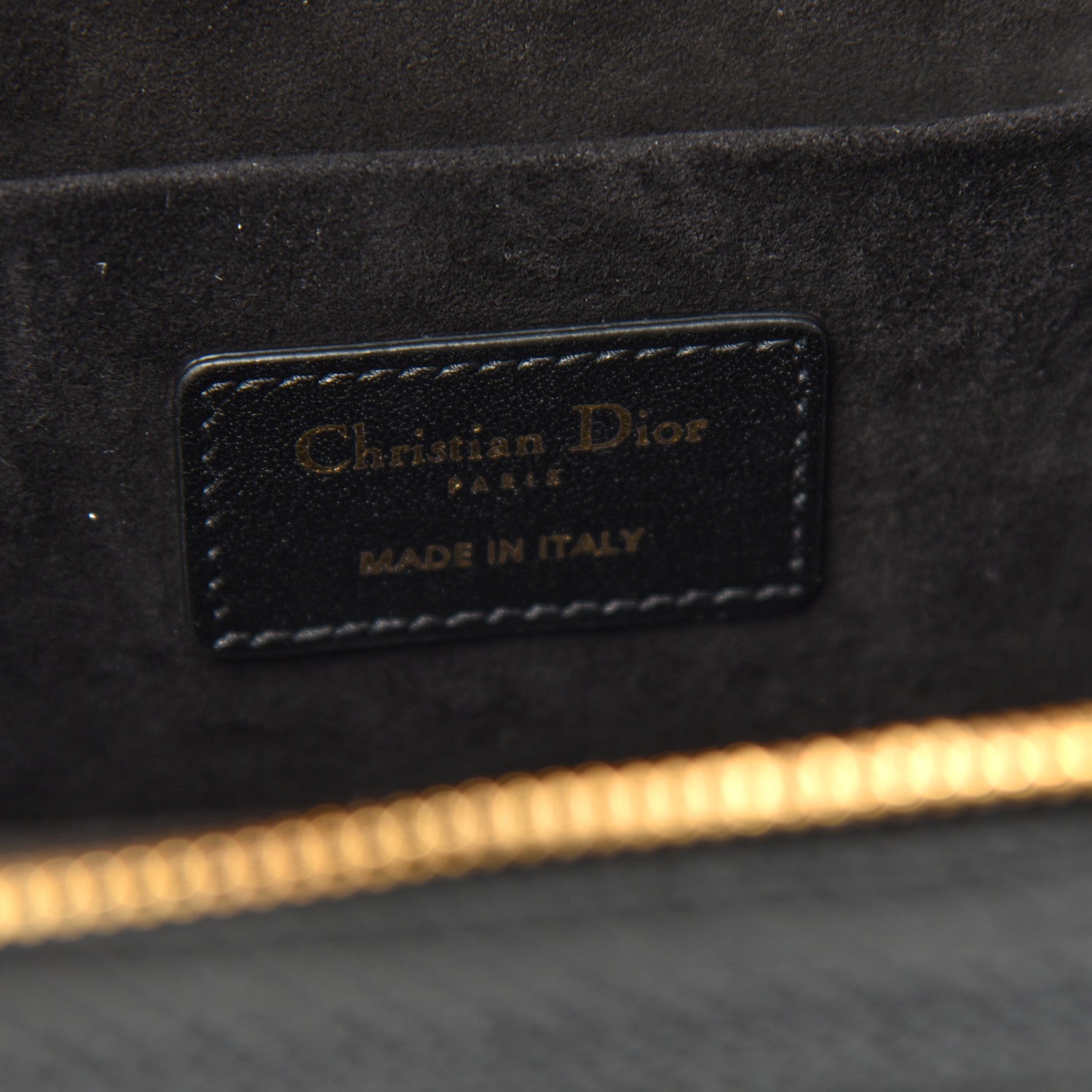 Christian Dior Lambskin Cannage Small Diortravel Vanity Case Black 6 of 11