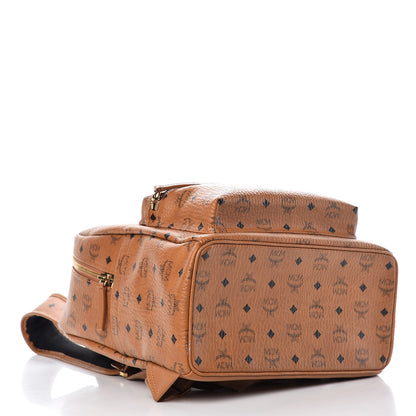 MCM Visetos Medium Stark Backpack Cognac 4 of 17