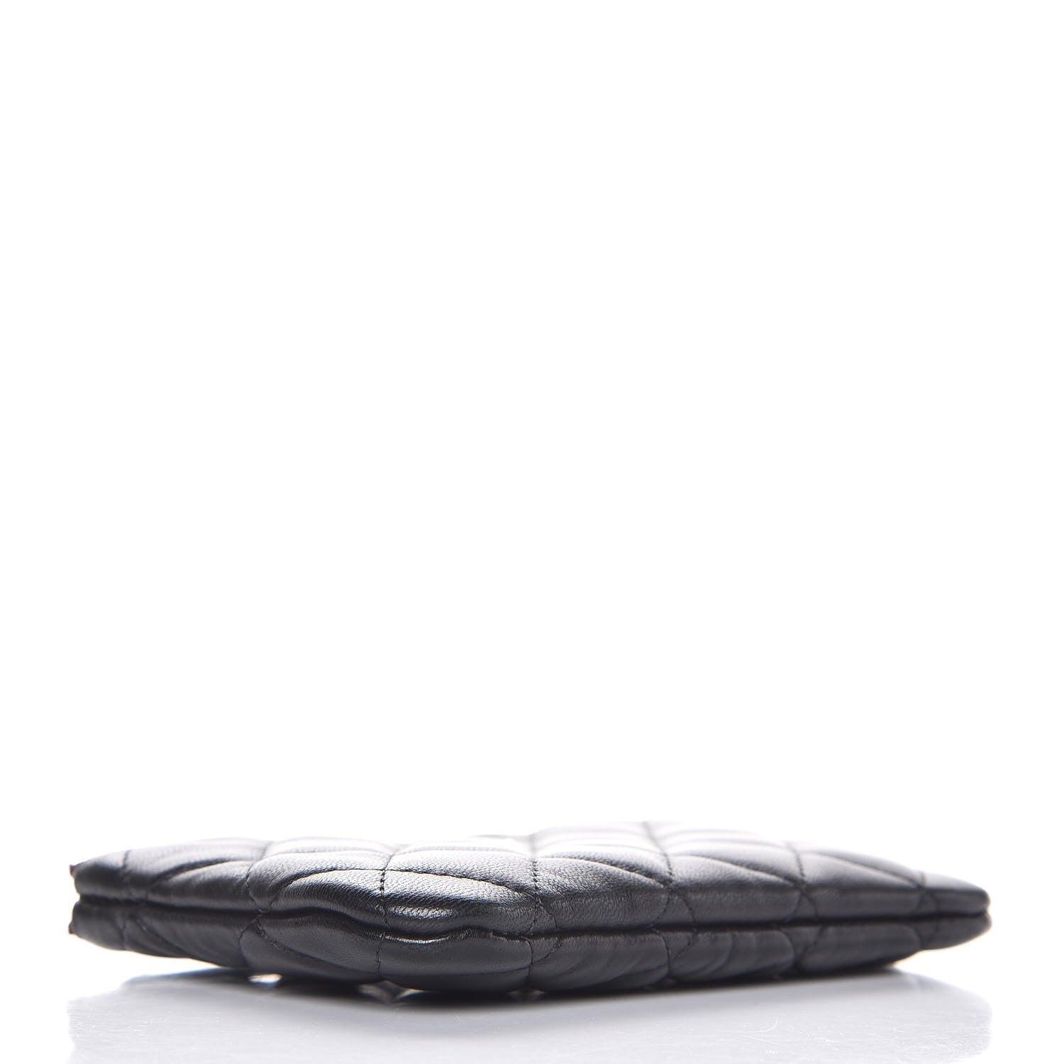 Chanel Lambskin Quilted Small Cosmetic Case Black 4 of 8