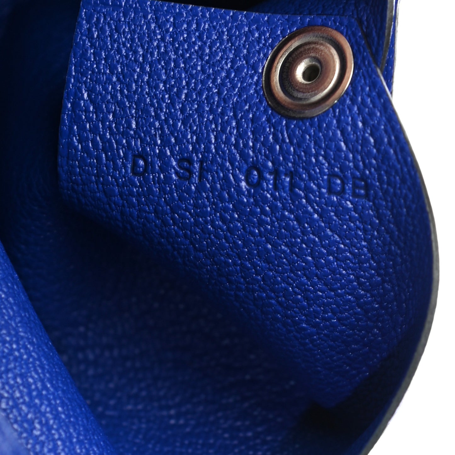 Chevre Mysore Calvi Card Case Bleu Electrique