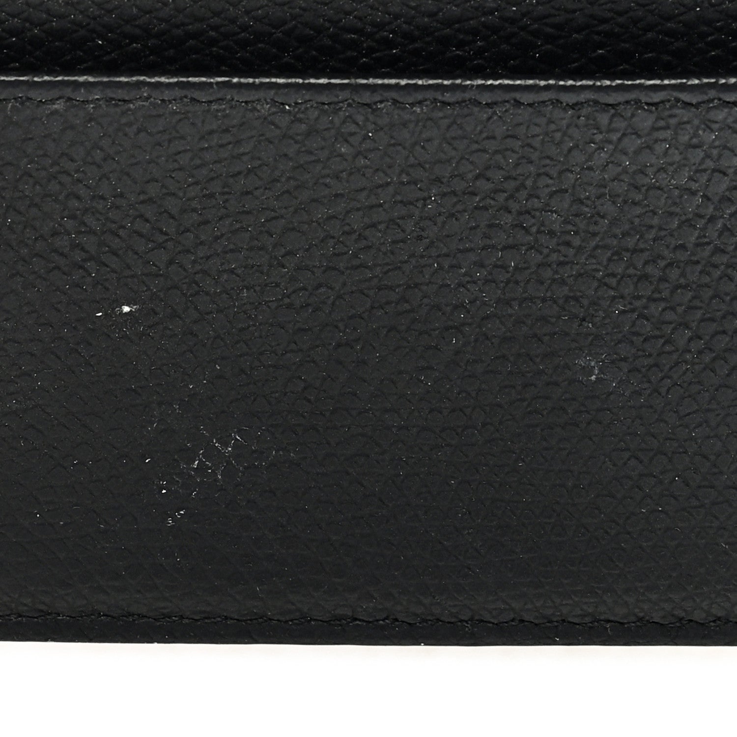Christian Dior Grained Calfskin Saddle Card Holder Black 7 of 7
