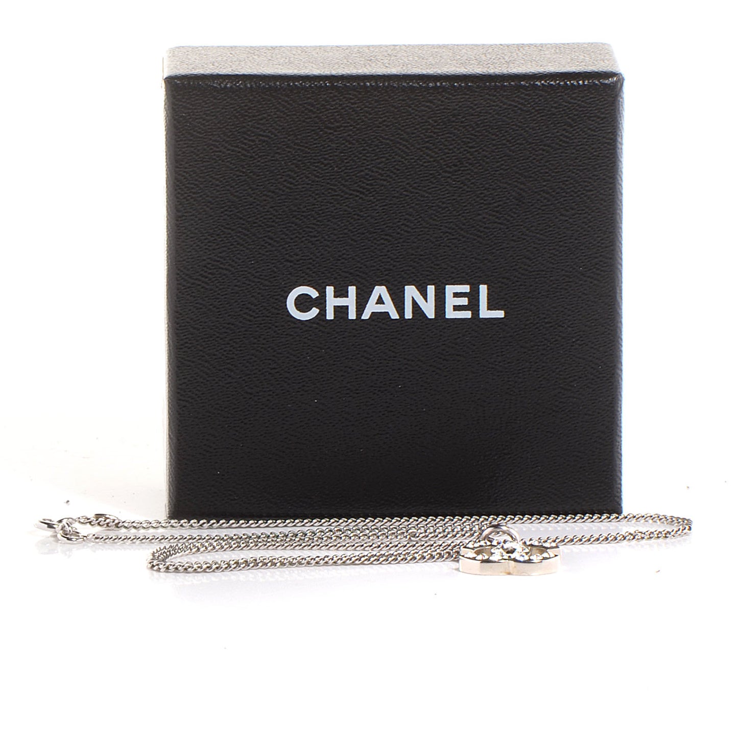 Crystal CC Timeless Necklace Silver