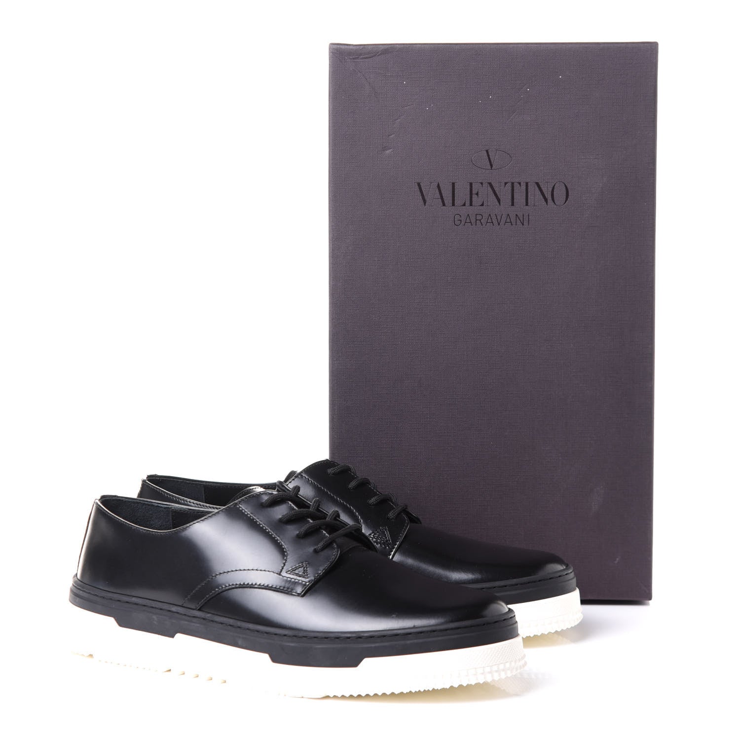 Valentino Garavani Calfskin Mens Sneakers 42.5 Black 10 of 10
