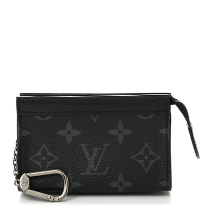 Louis Vuitton Monogram Eclipse Key Pouch Voyage 1 of 9