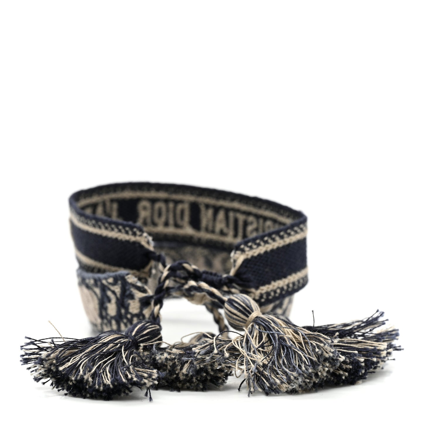 Woven Cotton J'Adior Friendship Bracelet Set Navy