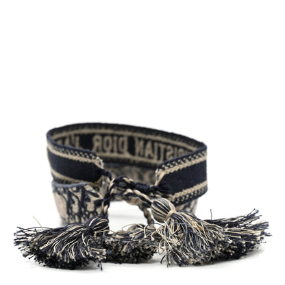 Christian Dior Woven Cotton J'Adior Friendship Bracelet Set Navy 3 of 3