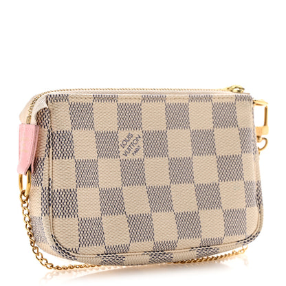 Louis Vuitton Damier Azur 2018 Christmas Animation Mini Pochette Accessories 3 of 9