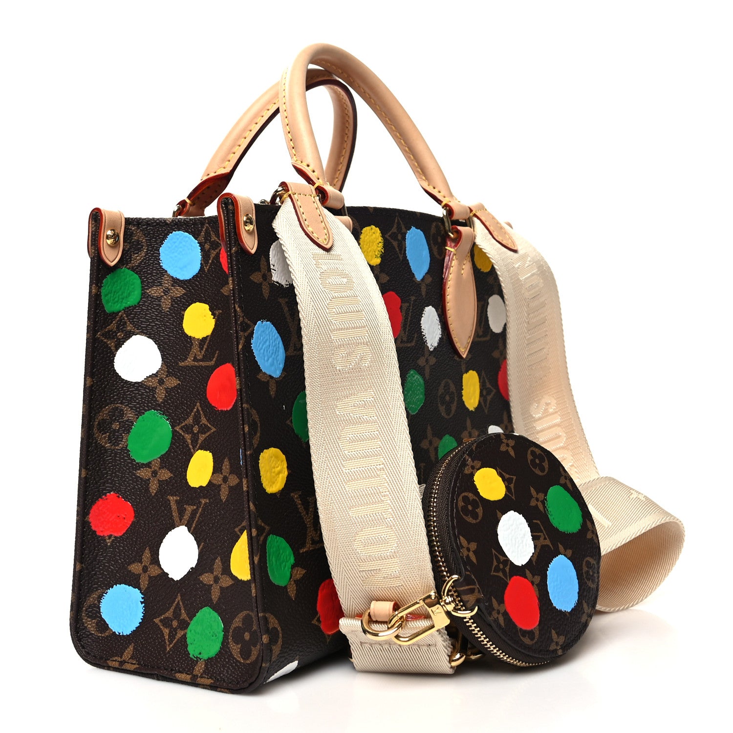Louis Vuitton LV X YK Monogram Dots Onthego PM Multicolor 3 of 11