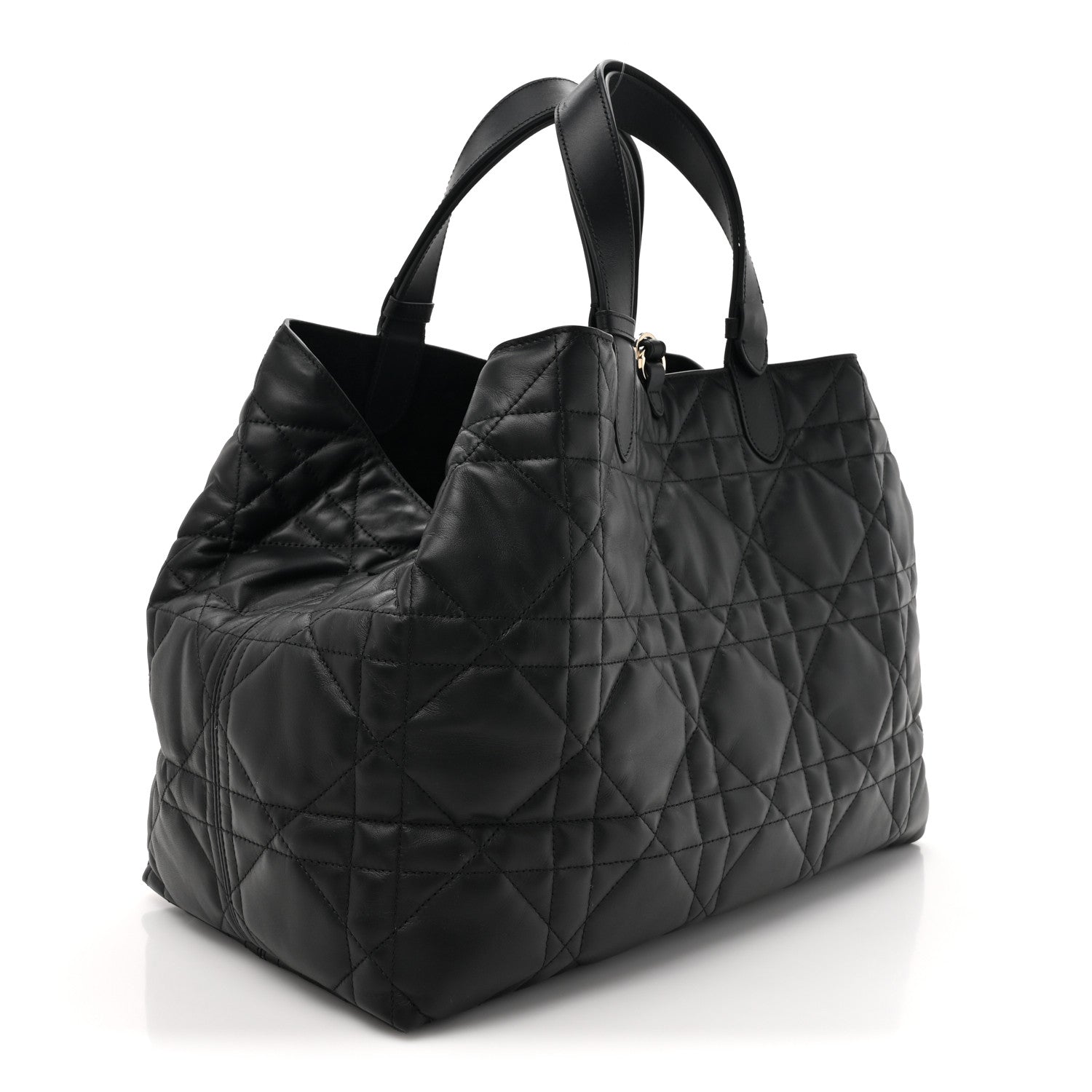 Christian Dior Calfskin Macrocannage Large Toujours Black 4 of 13