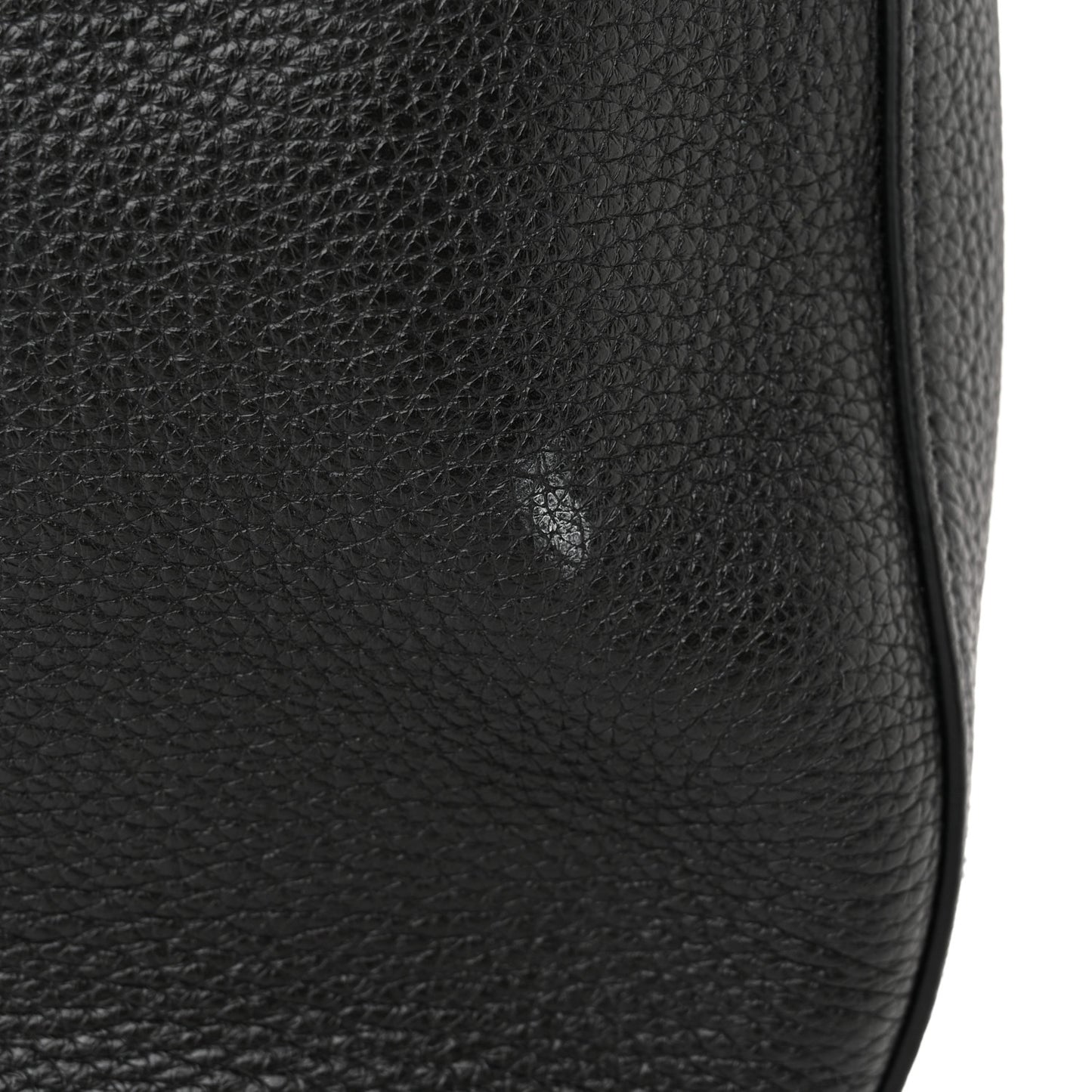 Vitello Phenix Zippered Messenger Hobo Black