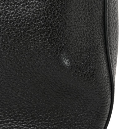 Prada Vitello Phenix Zippered Messenger Hobo Black 11 of 11