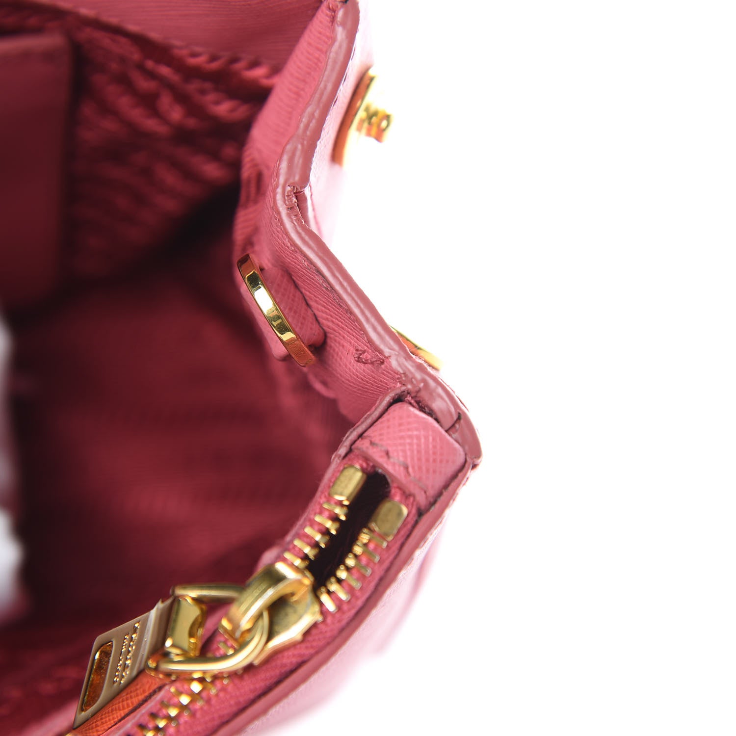Prada Saffiano Mini Galleria Double Zip Tote Tamaris 17 of 20