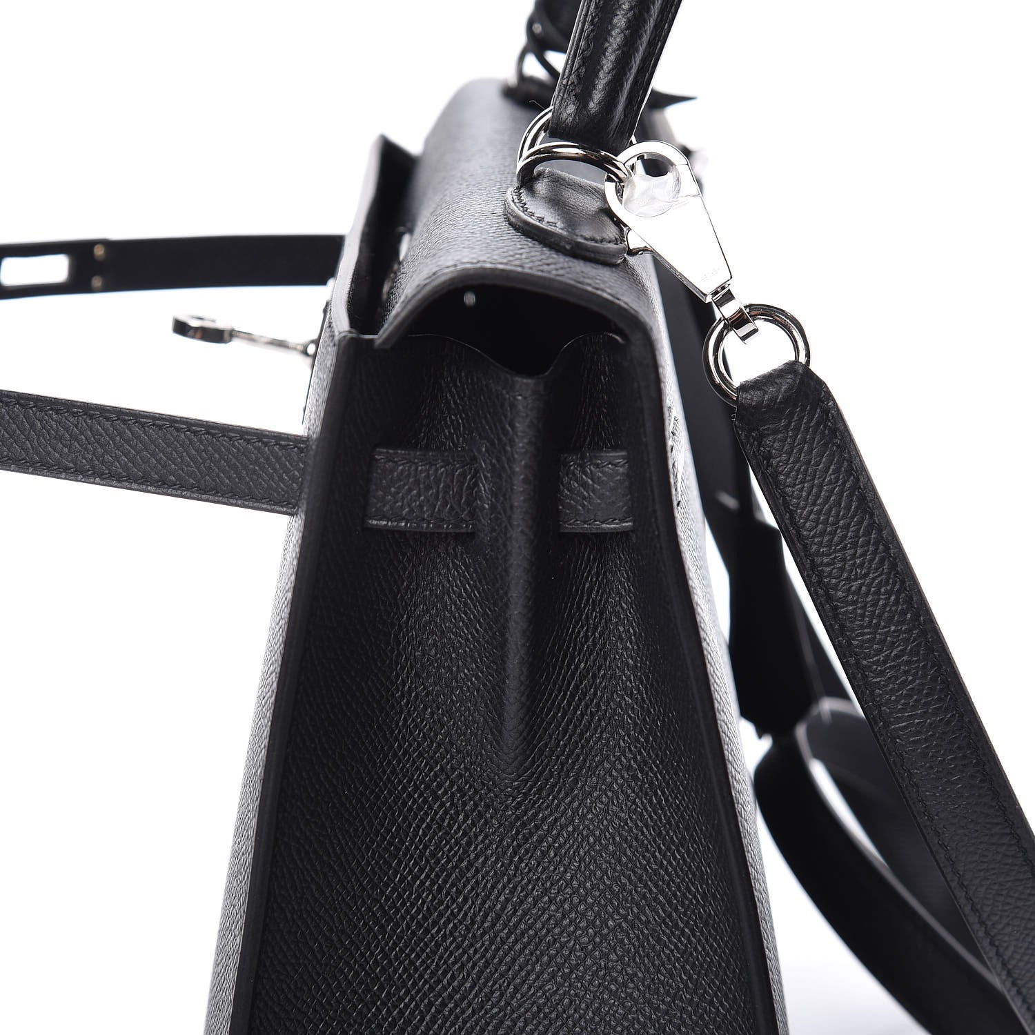 Hermes Epsom Kelly Sellier 25 Black 13 of 45