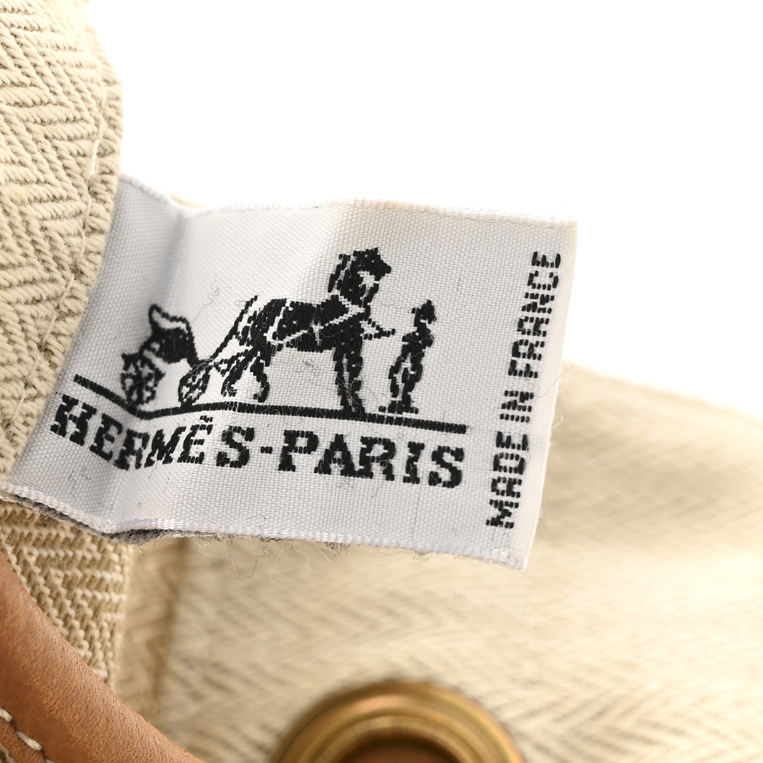 Hermes Canvas Swift Aline Grooming Bag Gold 6 of 14