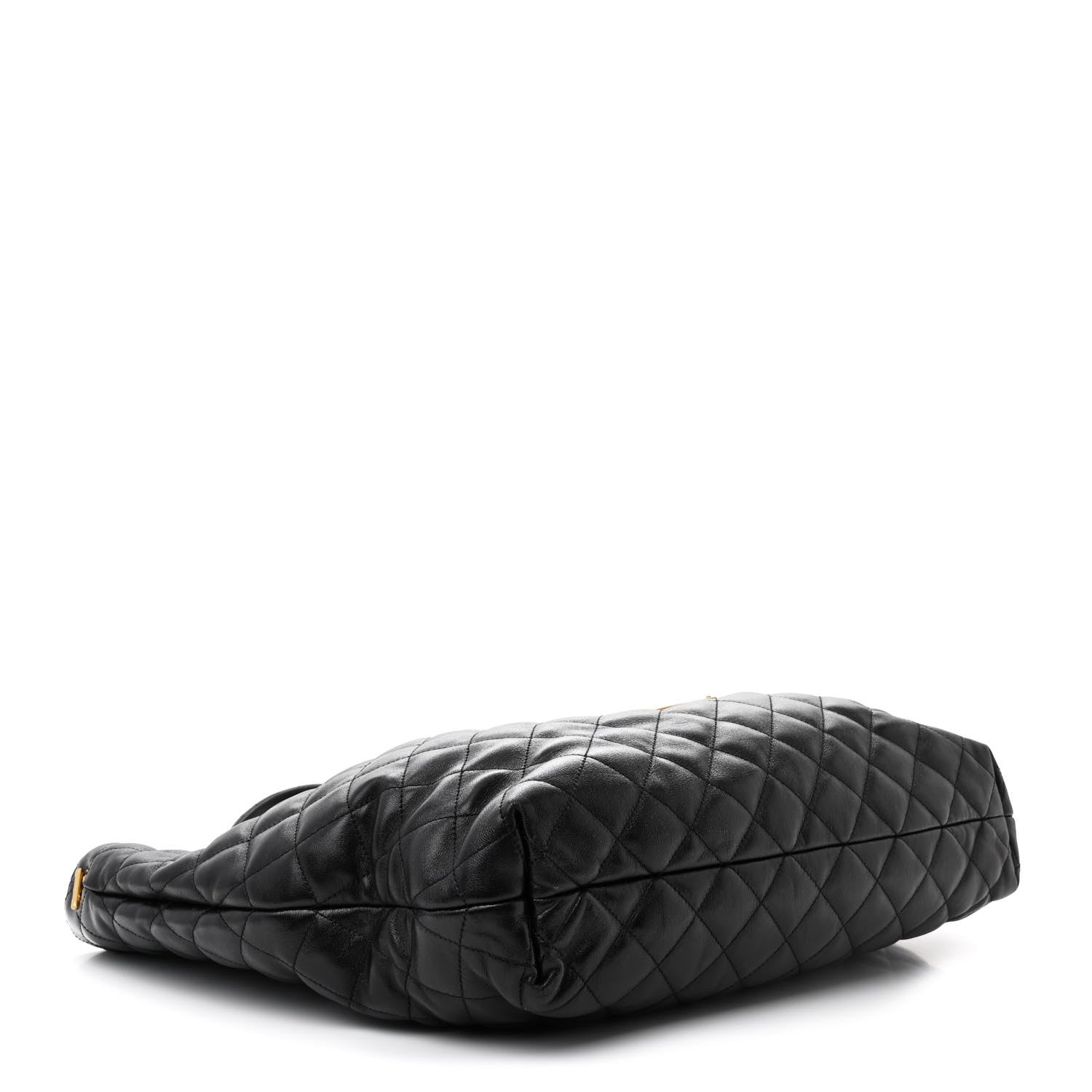 Saint Laurent Lambskin Quilted Maxi Icare Shopping Tote Black 5 of 12