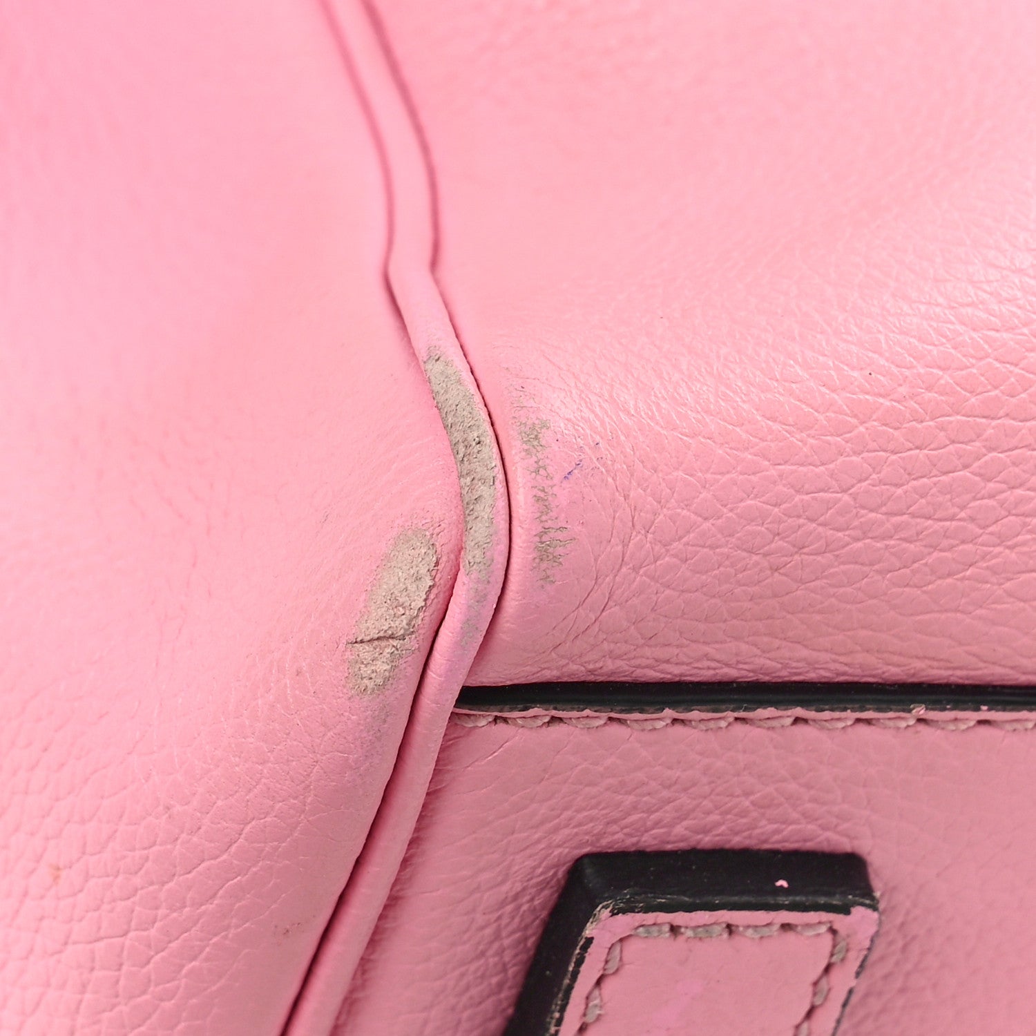 Versace Grained Calfskin Small La Medusa Top Handle Bag Pink 11 of 11