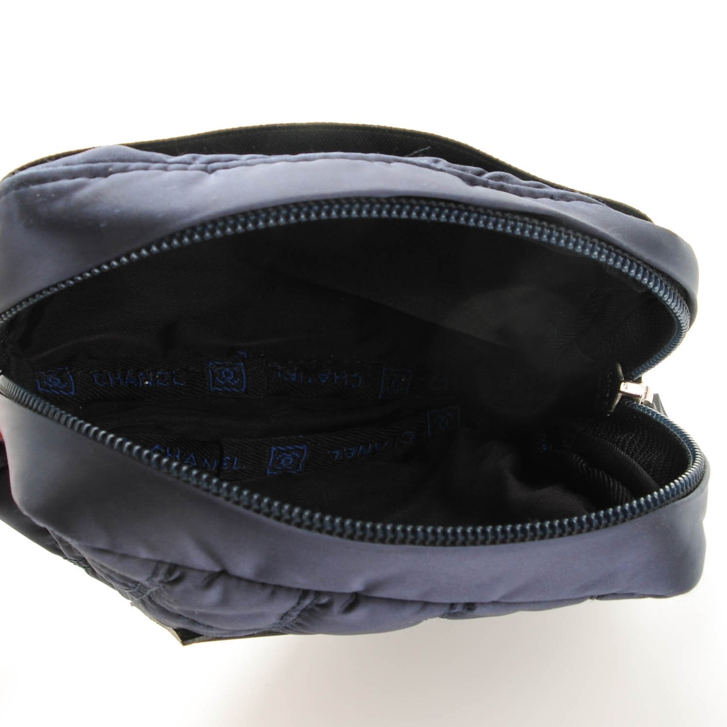 Nylon Quilted Sport Waist Bag Navy