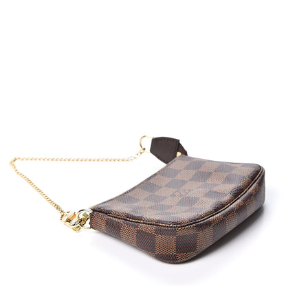 Louis Vuitton Damier Ebene Mini Pochette Accessories 3 of 9