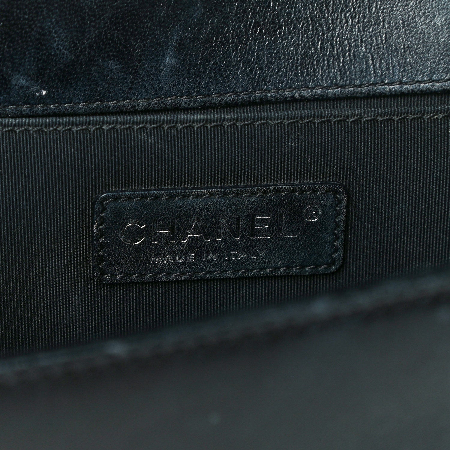 Chanel Lambskin Perforated Medium Boy Flap Black 6 of 21