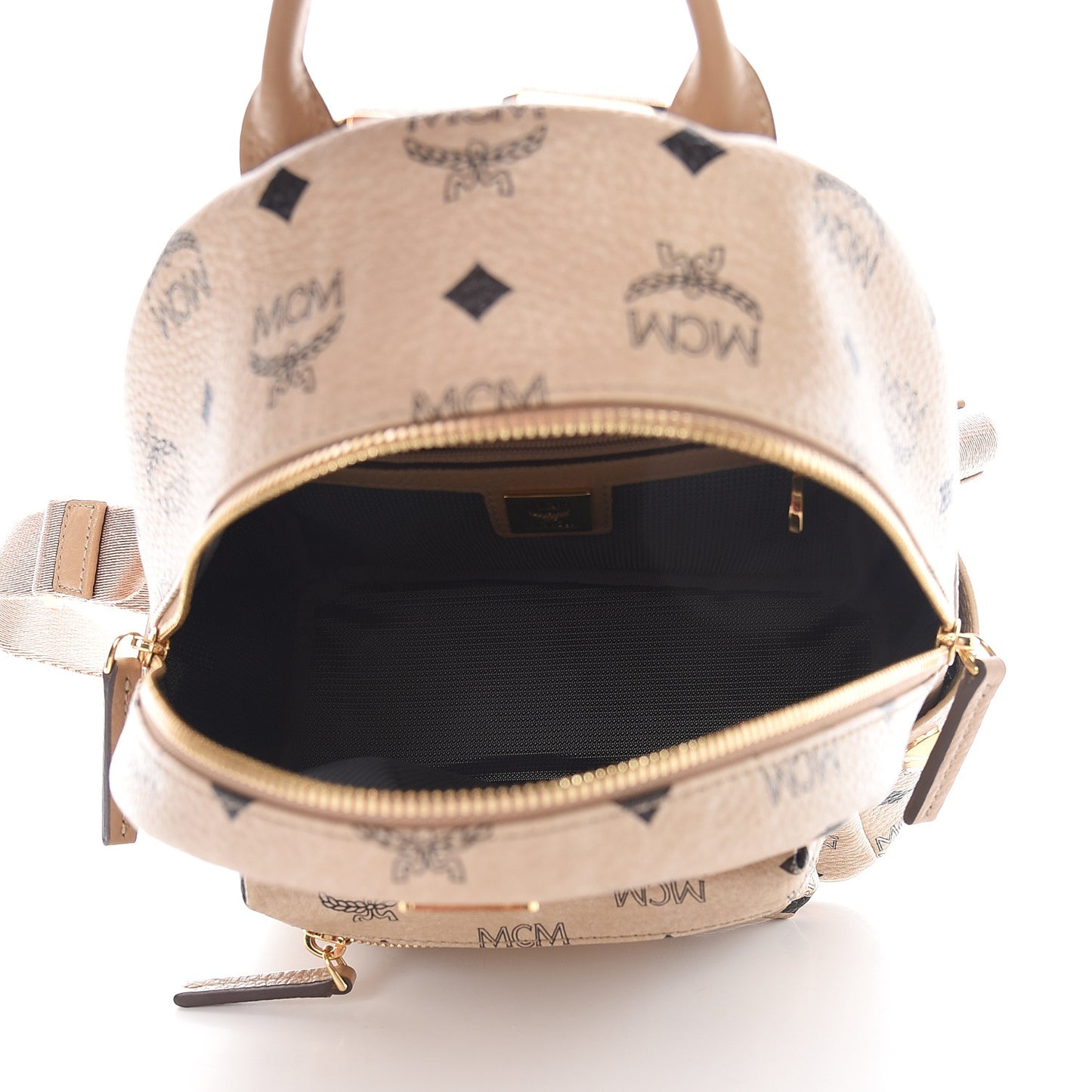 Visetos Side Stud Mini Stark Backpack Beige