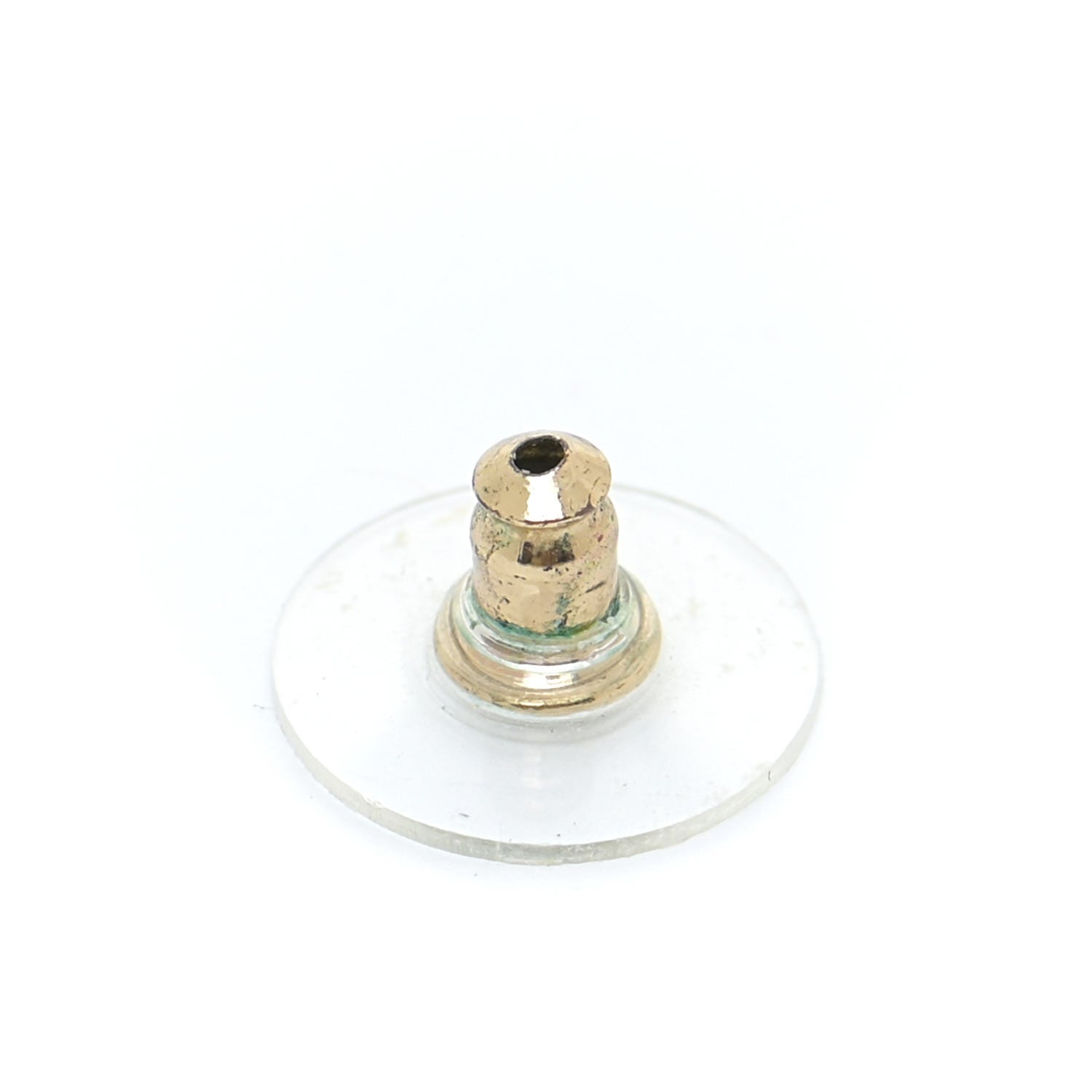 Chanel Crystal Bead Scarab CC Drop Earrings Gold Red 8 of 8