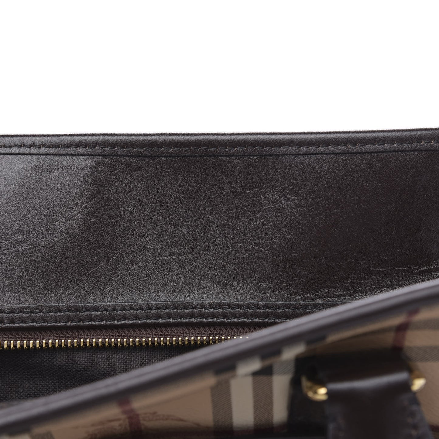 Haymarket Check Medium Minford Portrait Tote Chocolate