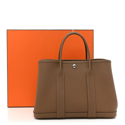 Hermes Vache Country Garden Party 30 TPM Beige De Weimar 12 of 12