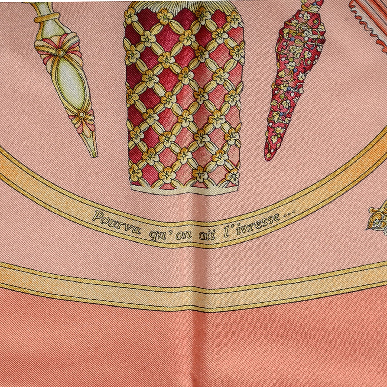 Hermes Silk Qu'Importe Le Flacon Scarf 90 5 of 7