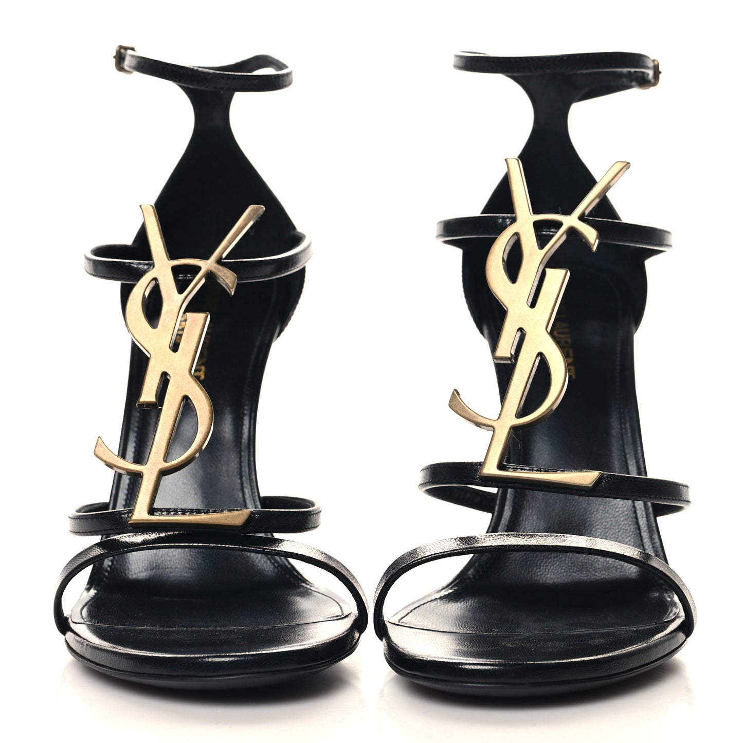 Calfskin Cassandra 100 Sandals 39 Black