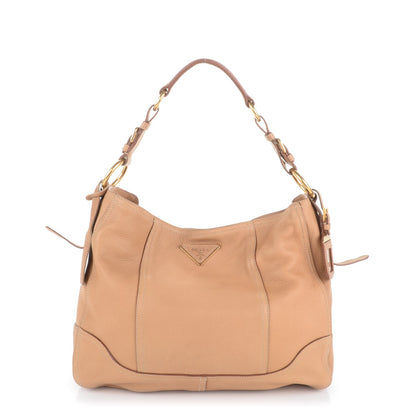 Prada Cervo Sacca Shoulder Bag Naturale 1 of 8