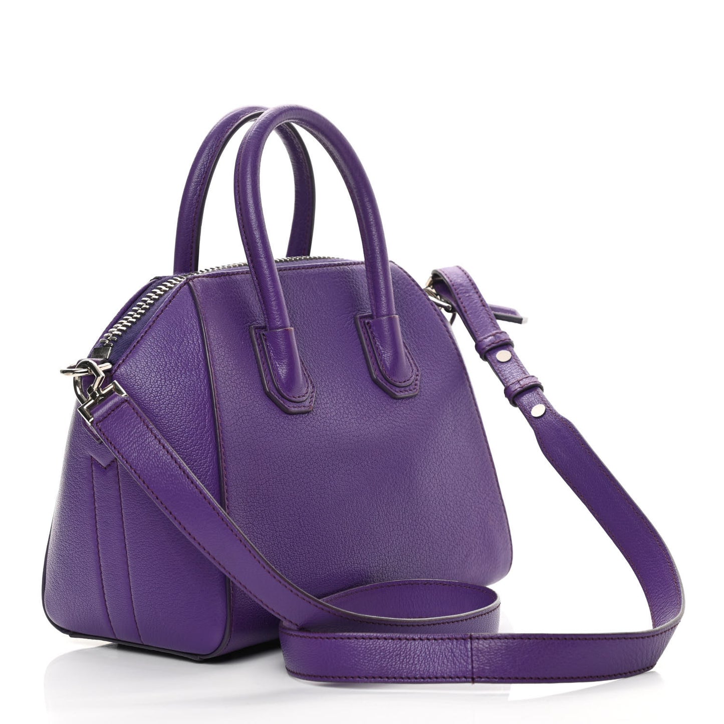 Sugar Goatskin Mini Antigona Purple