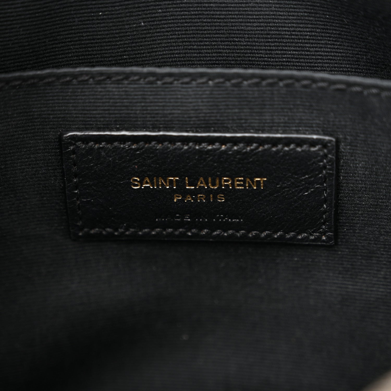 Saint Laurent Calfskin Matelasse Monogram Lou Camera Bag Black 7 of 11