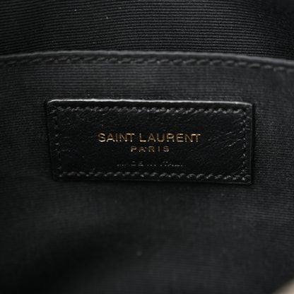 Saint Laurent Calfskin Matelasse Monogram Lou Camera Bag Black 7 of 11