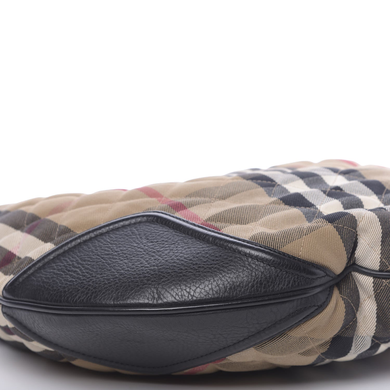 Burberry House Check Quilted Hoxton Hobo Black 12 of 13