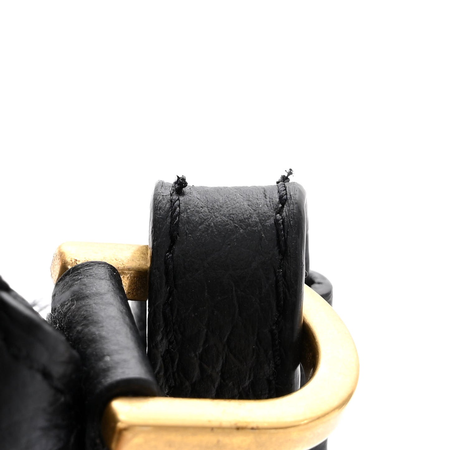 Calfskin Small Marcie Satchel Black