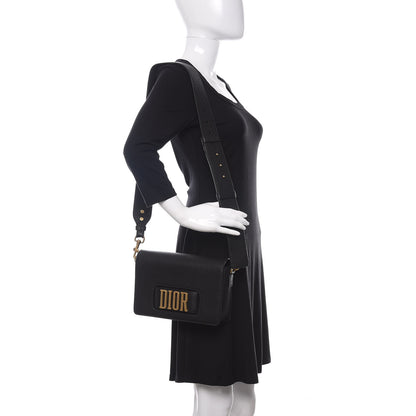 Christian Dior Grained Calfskin Dio(r)evolution Flap Bag Black 2 of 12